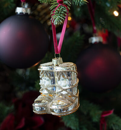 Snowboot hengende gull Snowboot hengende gull